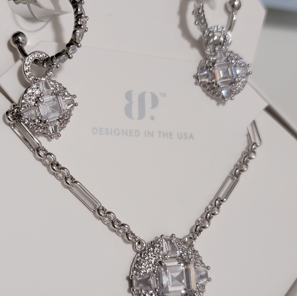 Bomb Party Necklace And Earring Set